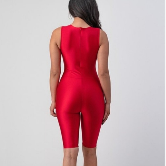 Red romper - Picture 2 of 3